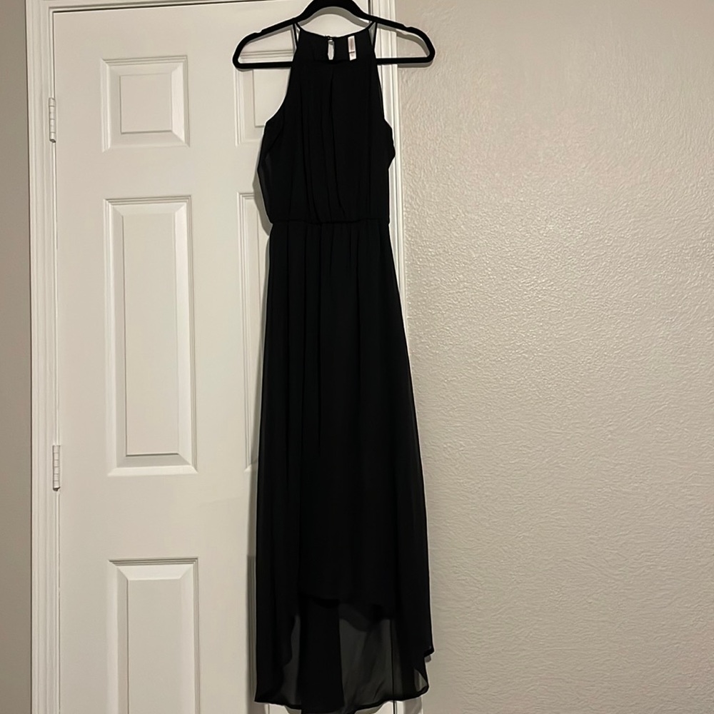 Black maxi dress